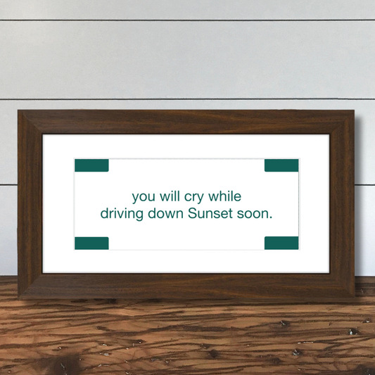 The Crying on Sunset Drive Fortune