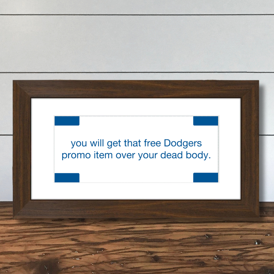 The Dodgers Promo Item Fortune